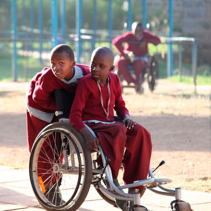 Kinder mit Behinderung in Afrika